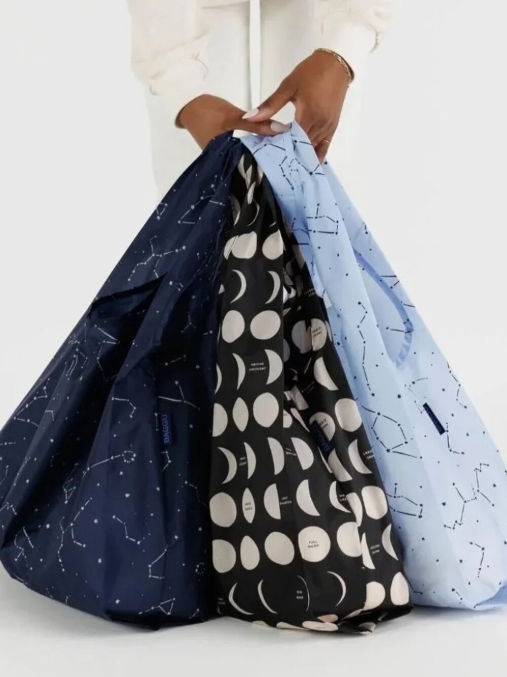 NWT Standard Baggu Set - Night Sky (Moon, Constellation) - Picture 4 of 4